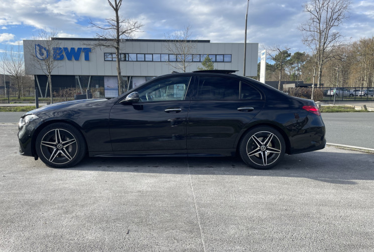 Mercedes CLASSE C AMG LINE 220 D Hybride 9G-TRONIC 200 cv * attelage* full options*toit ouvrant*
