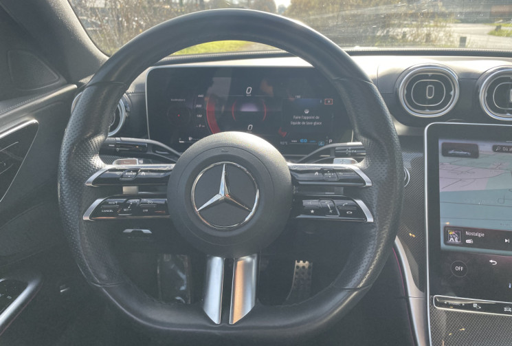 Mercedes CLASSE C AMG LINE 220 D Hybride 9G-TRONIC 200 cv * attelage* full options*toit ouvrant*