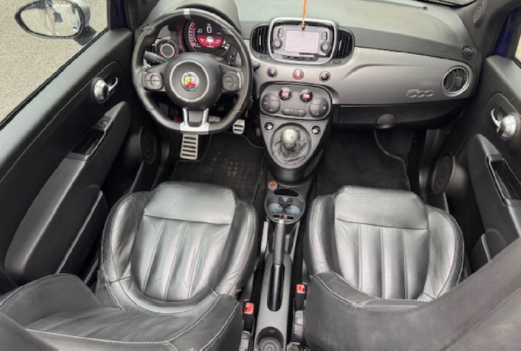 FIAT ABARTH 500c abarth 165 cv cabriolet / décapotable / ECHAPPEMENT MINARELLI /TURSIMO  