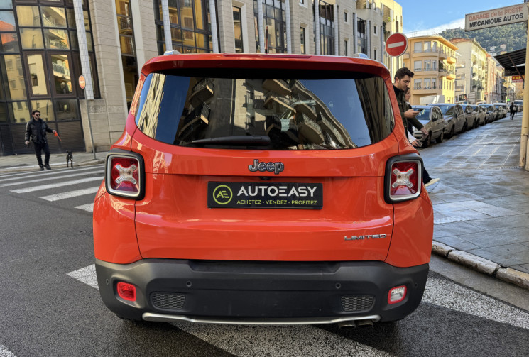 JEEP RENEGADE 1.4 TURBO 140 CV LIMITED CUIR CAMERA ATTELAGE