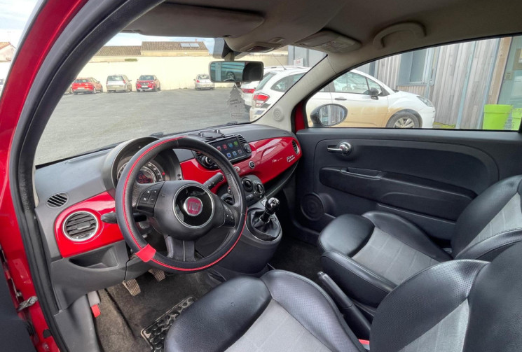 FIAT 500 LOUNGE 1.2 MPI 69 CV - CARPLAY - GARANTIE 6 MOIS