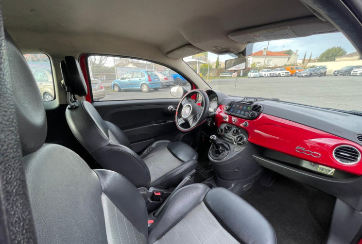 FIAT 500 LOUNGE 1.2 MPI 69 CV - CARPLAY - GARANTIE 6 MOIS
