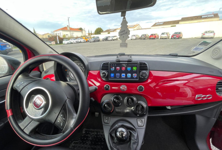 FIAT 500 LOUNGE 1.2 MPI 69 CV - CARPLAY - GARANTIE 6 MOIS