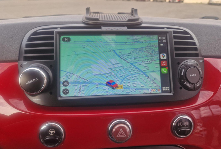FIAT 500 LOUNGE 1.2 MPI 69 CV - CARPLAY - GARANTIE 6 MOIS