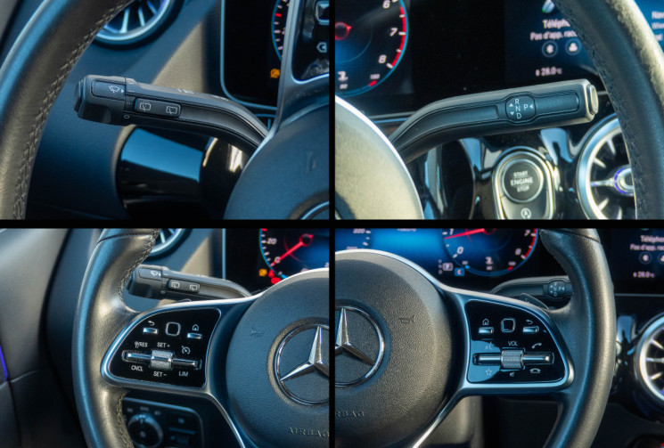 Mercedes CLASSE B B 200 163cv 7G-DCT Progressive ATTELAGE camera recul éclairage ambiance LED BVA