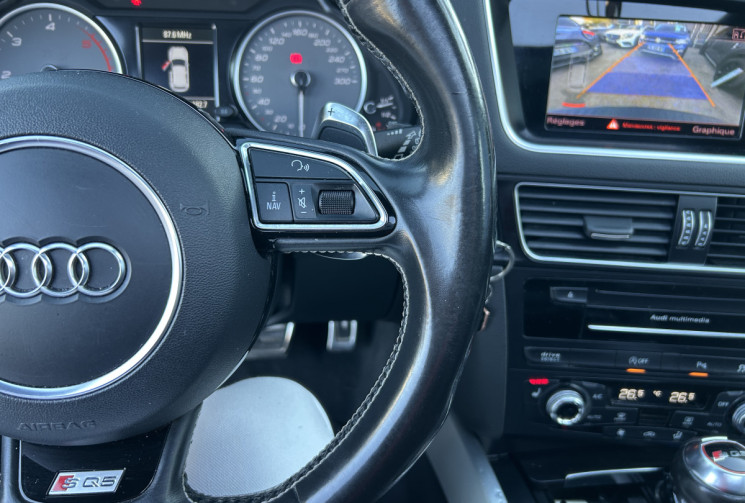 AUDI SQ5 (2) 3.0 V6 BI TDI 313 Ch QUATTRO TIPTRONIC 8 * TOIT OUVRANT * SIEGES CHAUFFANTS * ALCANTARA