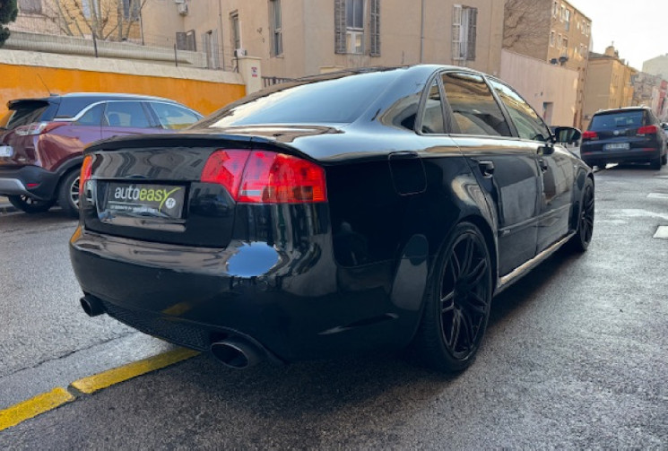 AUDI RS4 full black sedan B7 4.2 fsi 420 cv origine FRANCE / SIEGES F1 / XENON / BOSE / GPS / 