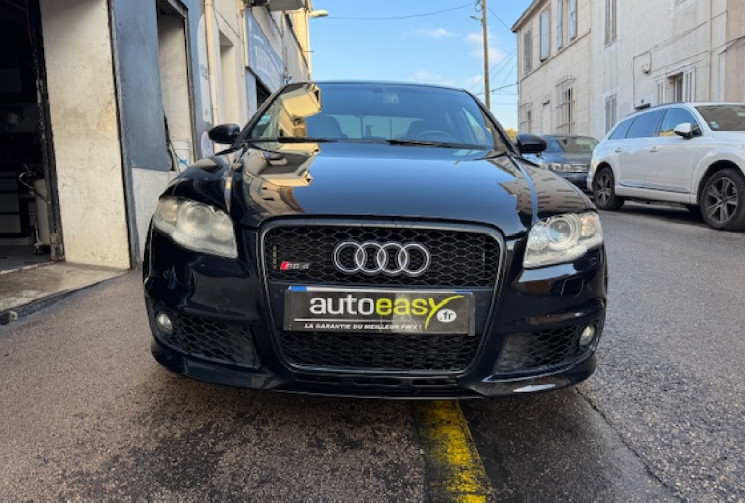 AUDI RS4 full black sedan B7 4.2 fsi 420 cv origine FRANCE / SIEGES F1 / XENON / BOSE / GPS / 