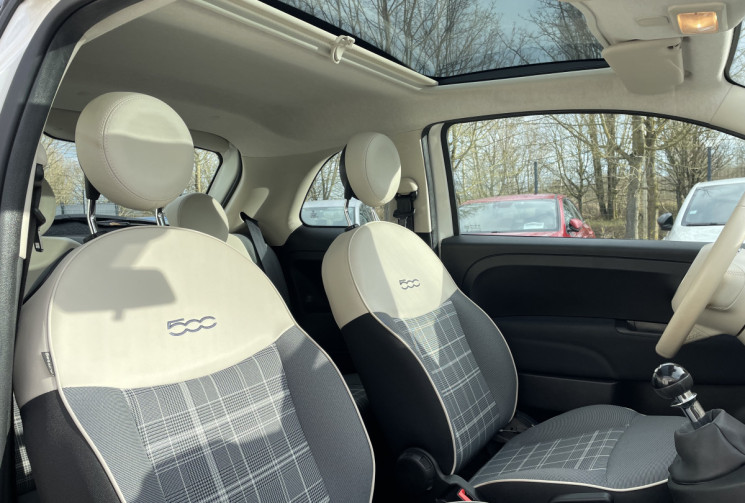 FIAT 500 Phase 3 1.2 MPi 8V 69 CH Lounge/ Toit Panoramique