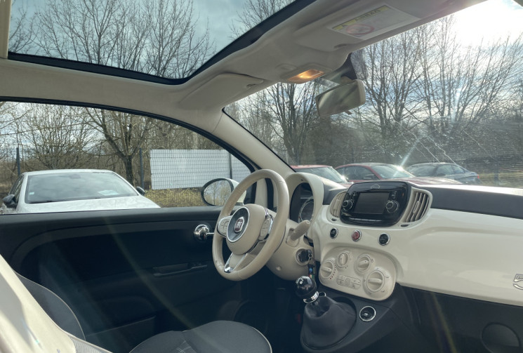 FIAT 500 Phase 3 1.2 MPi 8V 69 CH Lounge/ Toit Panoramique