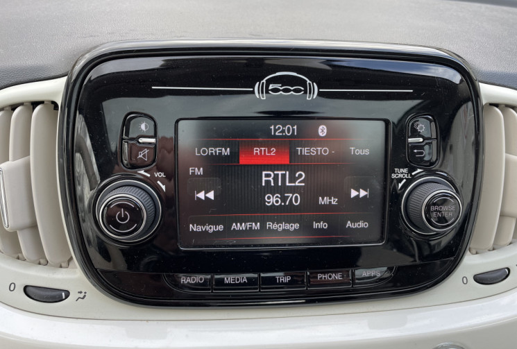 FIAT 500 Phase 3 1.2 MPi 8V 69 CH Lounge/ Toit Panoramique
