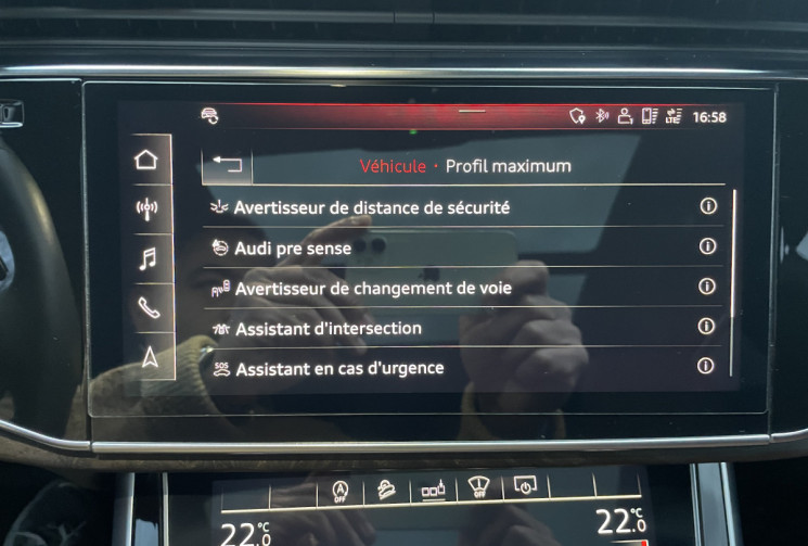 AUDI Q8 50 TDI 286 S-LINE * Français / Entretien Audi / Bang&Olufsen / Toit Ouvrant / Cuir ventilé