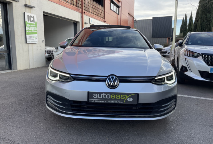 Volkswagen Golf 8 1.5 eTSi Hybride DSG7 150 cv STYLE / Toit Ouvrant / Parfait État / Suivi
