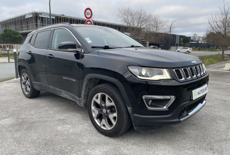 JEEP COMPASS LIMITED 1.6 MultiJet 120ch * Caméra * Carplay * Cuir * Sièges Elec Chauffants * BVM6
