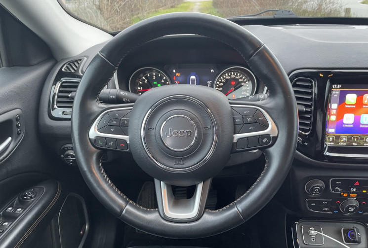 JEEP COMPASS LIMITED 1.6 MultiJet 120ch * Caméra * Carplay * Cuir * Sièges Elec Chauffants * BVM6