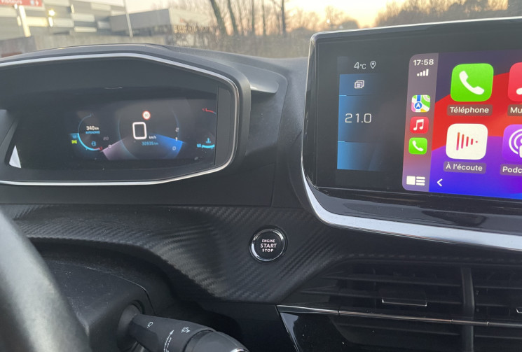 PEUGEOT 208 Allure 100 cv 1.2 Puretech * Entretien Complet Peugeot * Carplay * Virtual Cockpit 