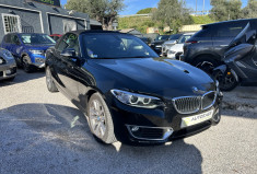 BMW Série 2 Cabriolet (F23) 218I 136 Ch LUXURY * SIEGES CHAUFFANTS * GPS * !! 40.000 KM !! 