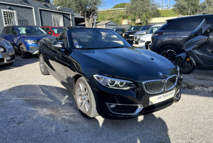 BMW Série 2 Cabriolet (F23) 218I 136 Ch LUXURY * SIEGES CHAUFFANTS * GPS * !! 40.000 KM !! 