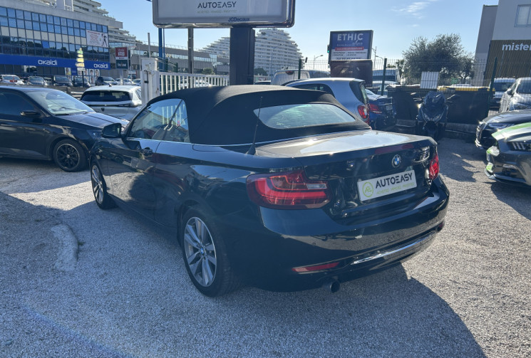 BMW Série 2 Cabriolet (F23) 218I 136 Ch LUXURY * SIEGES CHAUFFANTS * GPS * !! 40.000 KM !! 