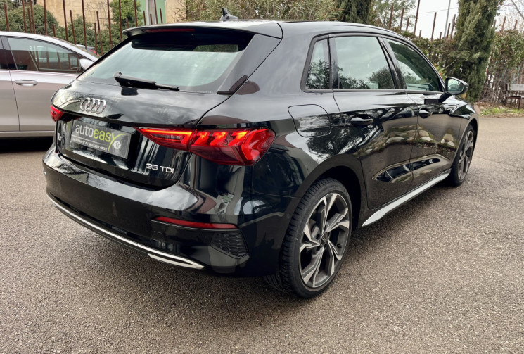 AUDI A3 Sportback IV 35 TDI S TRONIC 150cv BVA / CARPLAY / Sièges chauffants 