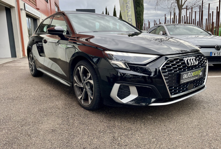 AUDI A3 Sportback IV 35 TDI S TRONIC 150cv BVA / CARPLAY / Sièges chauffants 