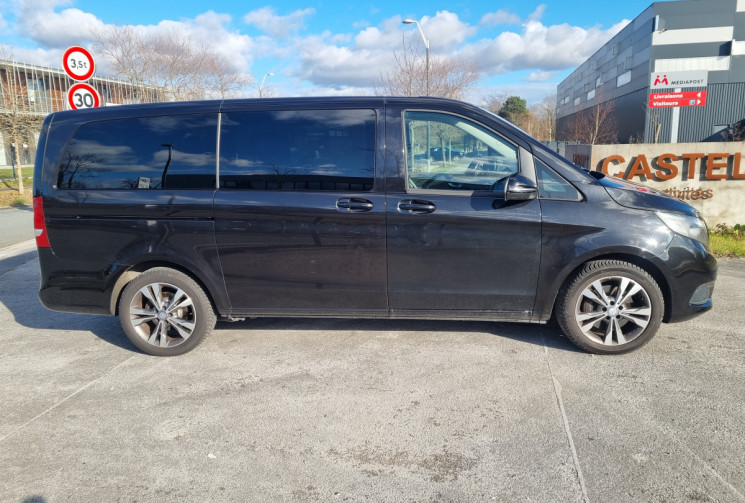 MERCEDES CLASSE V long exclusive 8 places V220 2.2 CDI 7G-TRONIC 163 cv TVA RECUPERABLE 