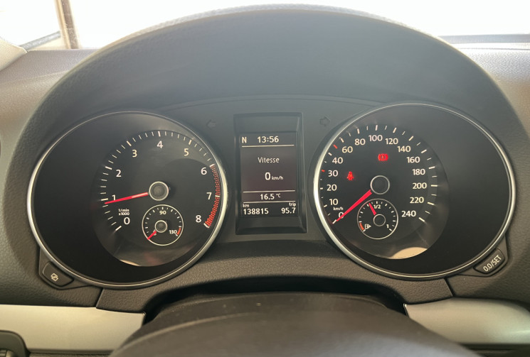 Volkswagen Golf VI 1.4 TSI 160 ch CARAT /CHAINE DE DISTRIBUTION /TOIT OUVRANT/GPS/RADAR/ REGULATEUR