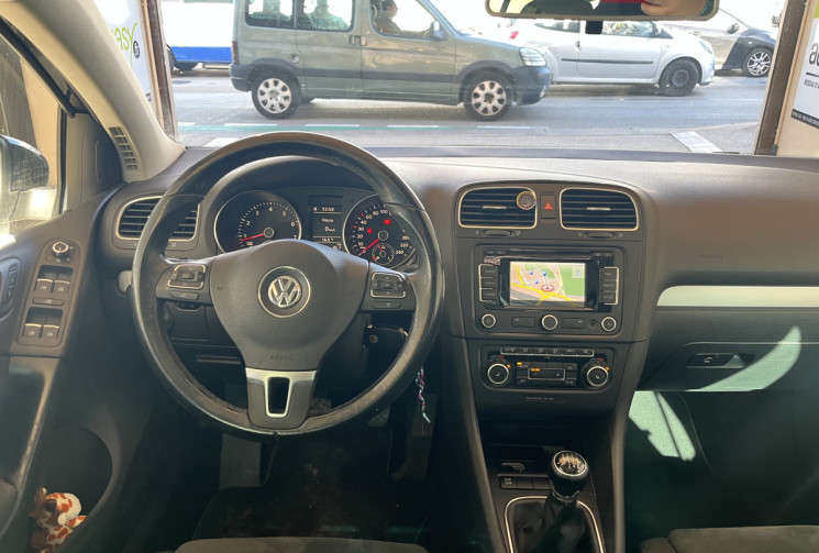 Volkswagen Golf VI 1.4 TSI 160 ch CARAT /CHAINE DE DISTRIBUTION /TOIT OUVRANT/GPS/RADAR/ REGULATEUR