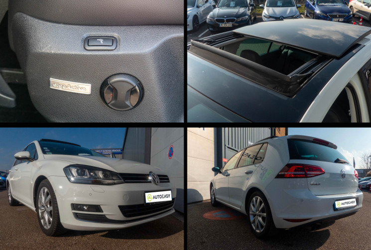 Volkswagen Golf  VII 1.4 TSI 150 DSG Carat toit ouvrant LED entretien 100% VW
