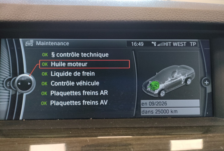 BMW SERIE 5  535iA 306ch Luxe Entretien OK