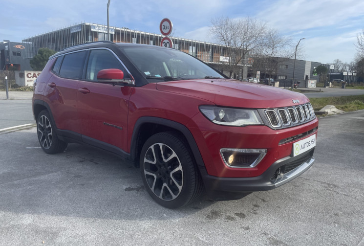 Jeep COMPASS LIMITED 120 cv 1.6 CRD * Carplay * Caméra * Attelage * Cuir * Sièges Chauffants * 2WD