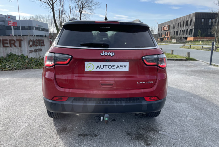 Jeep COMPASS LIMITED 120 cv 1.6 CRD * Carplay * Caméra * Attelage * Cuir * Sièges Chauffants * 2WD