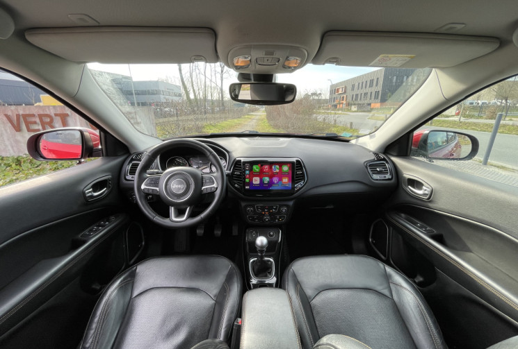 Jeep COMPASS LIMITED 120 cv 1.6 CRD * Carplay * Caméra * Attelage * Cuir * Sièges Chauffants * 2WD