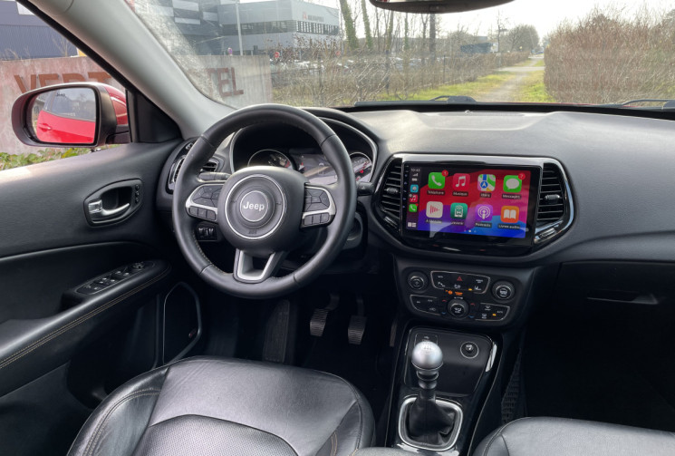 Jeep COMPASS LIMITED 120 cv 1.6 CRD * Carplay * Caméra * Attelage * Cuir * Sièges Chauffants * 2WD
