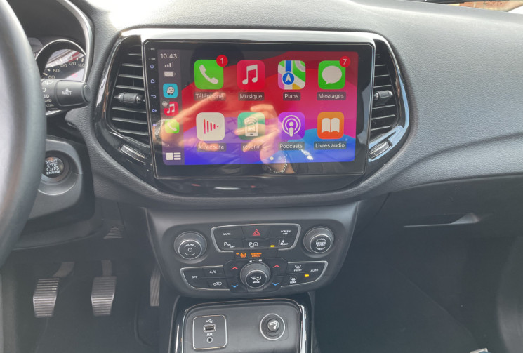 Jeep COMPASS LIMITED 120 cv 1.6 CRD * Carplay * Caméra * Attelage * Cuir * Sièges Chauffants * 2WD