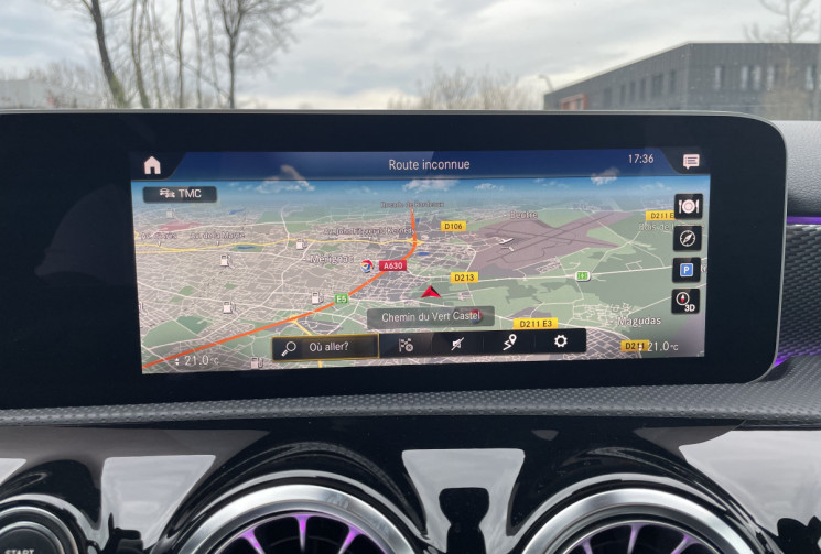 Mercedes Classe A 180d 116 cv Toit Ouvrant * Caméra * Carplay * Siège Elec Chauffant à mémoire * BVA
