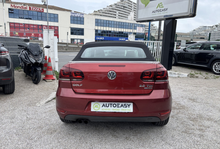 Volkswagen Golf VI CABRIOLET 2.0 TDI 140 Ch DSG6
