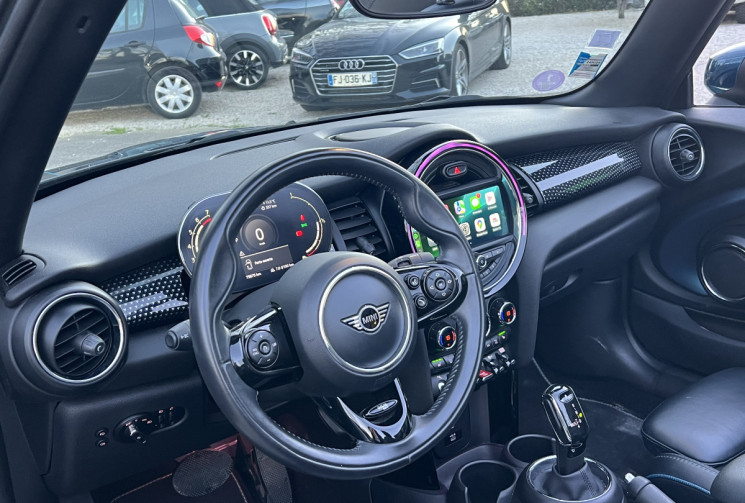 Mini MINI Cabriolet Cooper S Sidewalk 178 BVA7 LCI / Sièges Chauffants / Caméra / Carplay / Keyless
