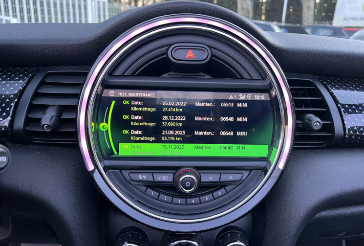 Mini MINI Cabriolet Cooper S Sidewalk 178 BVA7 LCI / Sièges Chauffants / Caméra / Carplay / Keyless
