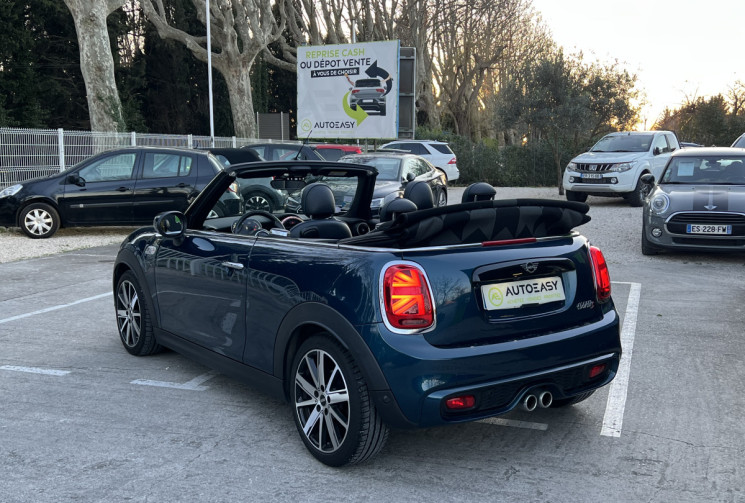 Mini MINI Cabriolet Cooper S Sidewalk 178 BVA7 LCI / Sièges Chauffants / Caméra / Carplay / Keyless