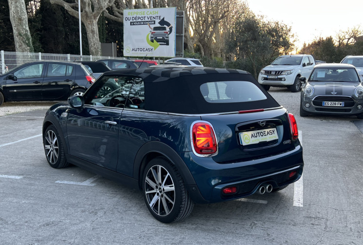 Mini MINI Cabriolet Cooper S Sidewalk 178 BVA7 LCI / Sièges Chauffants / Caméra / Carplay / Keyless