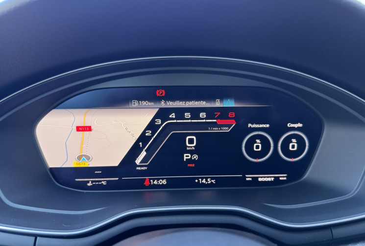 Audi RS4 Phase 2 2.9 TFSI V6 450 ch / Frein Ceramique / Pack Dynamic RS / Carbone int-ext / Full