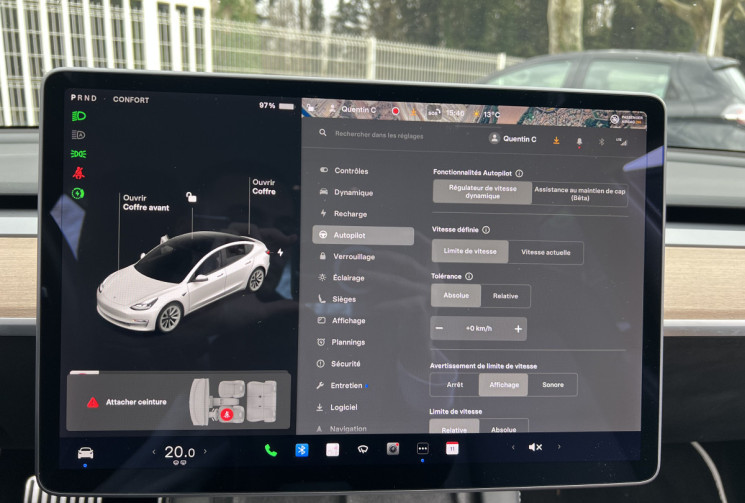 Tesla Model 3 Standard Range Plus SR+ RWD / 1ère Main / Jantes 19