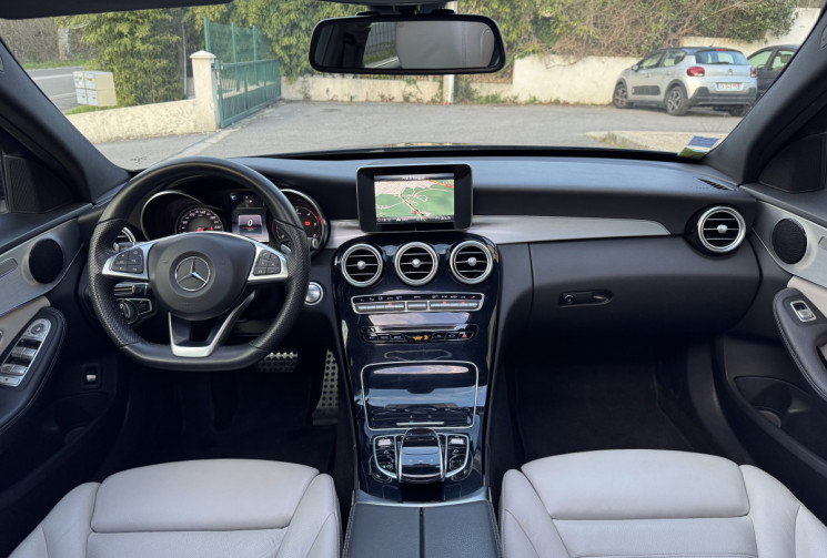 Mercedes CLASSE C 220 CDI 170 AMG SPORTLINE 4MATIC 9G-TRONIC * FULL ENTRETIEN * ATTELAGE * GARANTIE