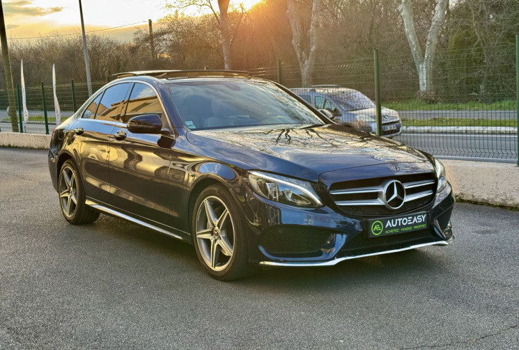 Mercedes CLASSE C 220 CDI 170 AMG SPORTLINE 4MATIC 9G-TRONIC * FULL ENTRETIEN * ATTELAGE * GARANTIE
