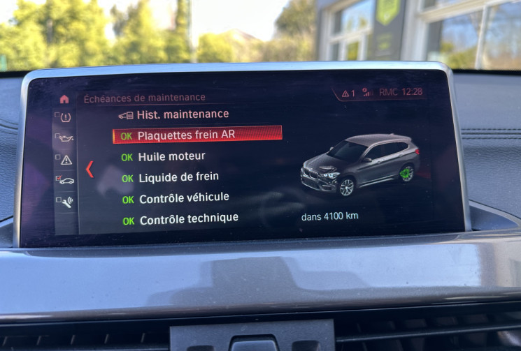 BMW X1 (F48) 18i 136 sDrive xLine DCT7 * ENTRETIEN FULL BMW * CT OK * GARANTIE 6 MOIS