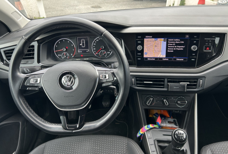 Volkswagen Polo VI 1.0 TSI 95 Ch CONFORTLINE * ENTRETIEN VW * GPS 