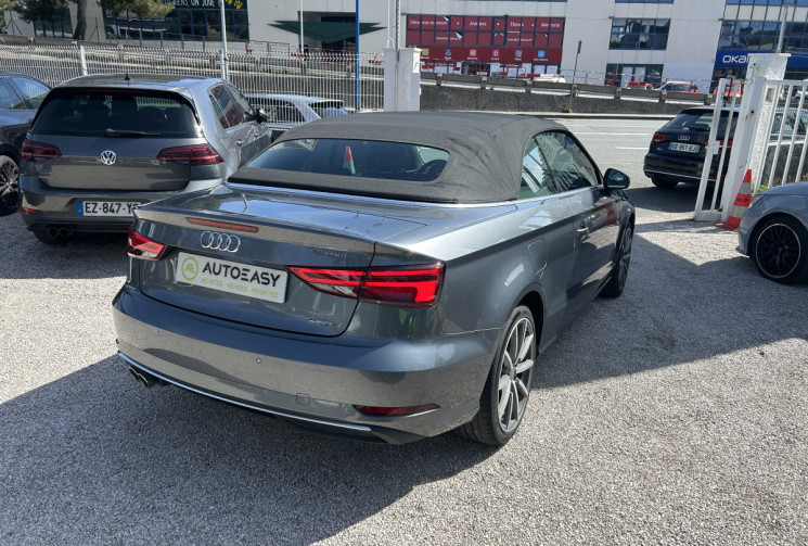 Audi A3 Cabriolet III (2) 2.0 TDI 184 Ch QUATTRO DESIGN LUXE STRONIC 6 * ENTRETIEN AUDI * COCKPIT 