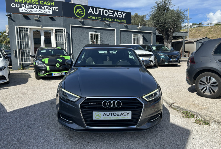 Audi A3 Cabriolet III (2) 2.0 TDI 184 Ch QUATTRO DESIGN LUXE STRONIC 6 * ENTRETIEN AUDI * COCKPIT 