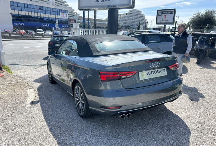 Audi A3 Cabriolet III (2) 2.0 TDI 184 Ch QUATTRO DESIGN LUXE STRONIC 6 * ENTRETIEN AUDI * COCKPIT 